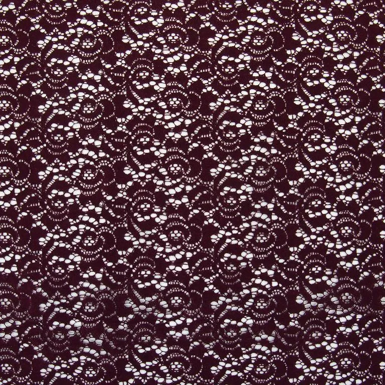 Suede lace bordeaux